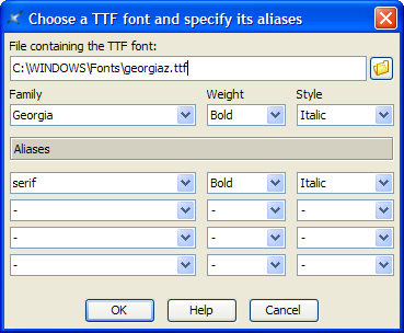rightfont preference files