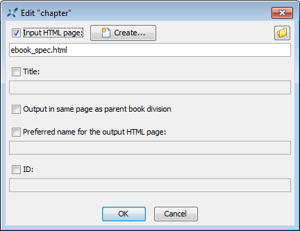 The 'Insert or Edit Book Division' dialog box